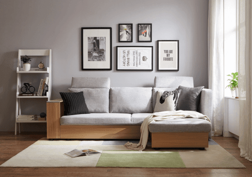 Ghế sofa gỗ hiện đại cho phòng khách